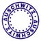 Grunge Textured AUSCHWITZ Round Stamp Seal