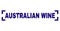 Grunge Textured AUSTRALIAN WINE Stamp Seal Inside Corners