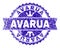 Grunge Textured AVARUA Stamp Seal with Ribbon