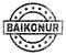 Grunge Textured BAIKONUR Stamp Seal