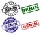 Grunge Textured BENIN Stamp Seals
