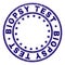 Grunge Textured BIOPSY TEST Round Stamp Seal