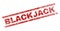 Grunge Textured BLACKJACK Stamp Seal