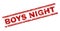 Grunge Textured BOYS NIGHT Stamp Seal