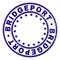 Grunge Textured BRIDGEPORT Round Stamp Seal