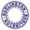 Grunge Textured BURLINGTON Round Stamp Seal