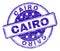 Grunge Textured CAIRO Stamp Seal