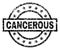 Grunge Textured CANCEROUS Stamp Seal