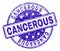 Grunge Textured CANCEROUS Stamp Seal