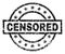 Grunge Textured CENSORED Stamp Seal