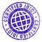 Grunge Textured CERTIFIED IDIOT Stamp Seal
