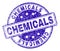 Grunge Textured CHEMICALS Stamp Seal