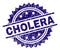 Grunge Textured CHOLERA Stamp Seal