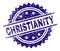 Grunge Textured CHRISTIANITY Stamp Seal