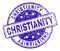 Grunge Textured CHRISTIANITY Stamp Seal