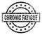 Grunge Textured CHRONIC FATIGUE Stamp Seal