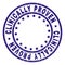Grunge Textured CLINICALLY PROVEN Round Stamp Seal