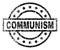 Grunge Textured COMMUNISM Stamp Seal