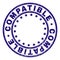 Grunge Textured COMPATIBLE Round Stamp Seal