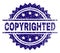 Grunge Textured COPYRIGHTED Stamp Seal