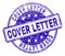 Grunge Textured COVER LETTER Stamp Seal