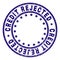 Grunge Textured CREDIT REJECTED Round Stamp Seal