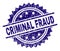 Grunge Textured CRIMINAL FRAUD Stamp Seal