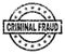 Grunge Textured CRIMINAL FRAUD Stamp Seal