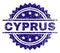 Grunge Textured CYPRUS Stamp Seal