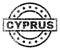 Grunge Textured CYPRUS Stamp Seal