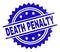 Grunge Textured DEATH PENALTY Stamp Seal