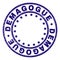 Grunge Textured DEMAGOGUE Round Stamp Seal
