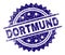 Grunge Textured DORTMUND Stamp Seal