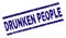 Grunge Textured DRUNKEN PEOPLE Stamp Seal