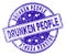 Grunge Textured DRUNKEN PEOPLE Stamp Seal