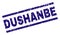 Grunge Textured DUSHANBE Stamp Seal