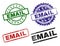 Grunge Textured EMAIL Stamp Seals