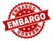 Grunge Textured EMBARGO Stamp Seal