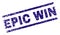 Grunge Textured EPIC WIN Stamp Seal