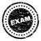 Grunge Textured EXAM Stamp Seal