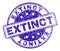 Grunge Textured EXTINCT Stamp Seal