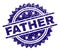 Grunge Textured FATHER Stamp Seal