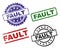 Grunge Textured FAULT Seal Stamps