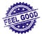 Grunge Textured FEEL GOOD Stamp Seal