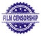 Grunge Textured FILM CENSORSHIP Stamp Seal