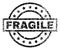 Grunge Textured FRAGILE Stamp Seal