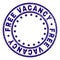 Grunge Textured FREE VACANCY Round Stamp Seal