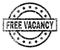 Grunge Textured FREE VACANCY Stamp Seal