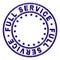 Grunge Textured FULL SERVICE Round Stamp Seal