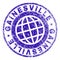 Grunge Textured GAINESVILLE Stamp Seal